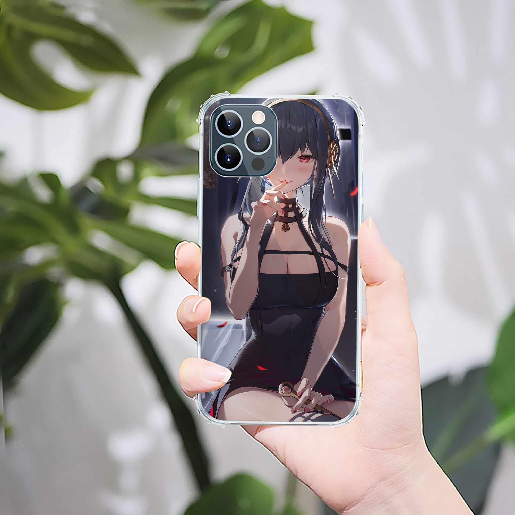 （画像用） SPY×FAMILY间谍家家酒 【iPhone 12シリーズ対応】透明スマホケース（クリアソフトケース）